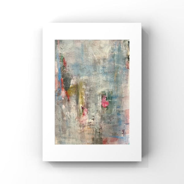 "Tapestry" Original Abstract Painting on Paper (16x20in)