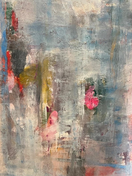"Tapestry" Original Abstract Painting on Paper (16x20in)