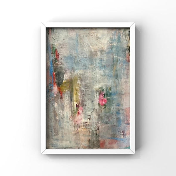 "Tapestry" Original Abstract Painting on Paper (16x20in)