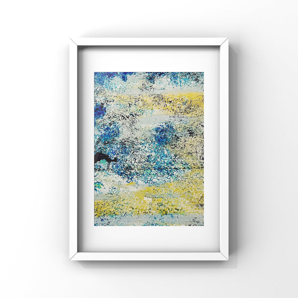 "Sandfall" Original Abstract "Mini" Painting