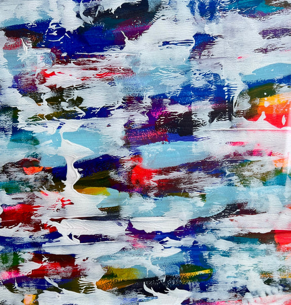 "Snowbirds"Original Abstract Painting