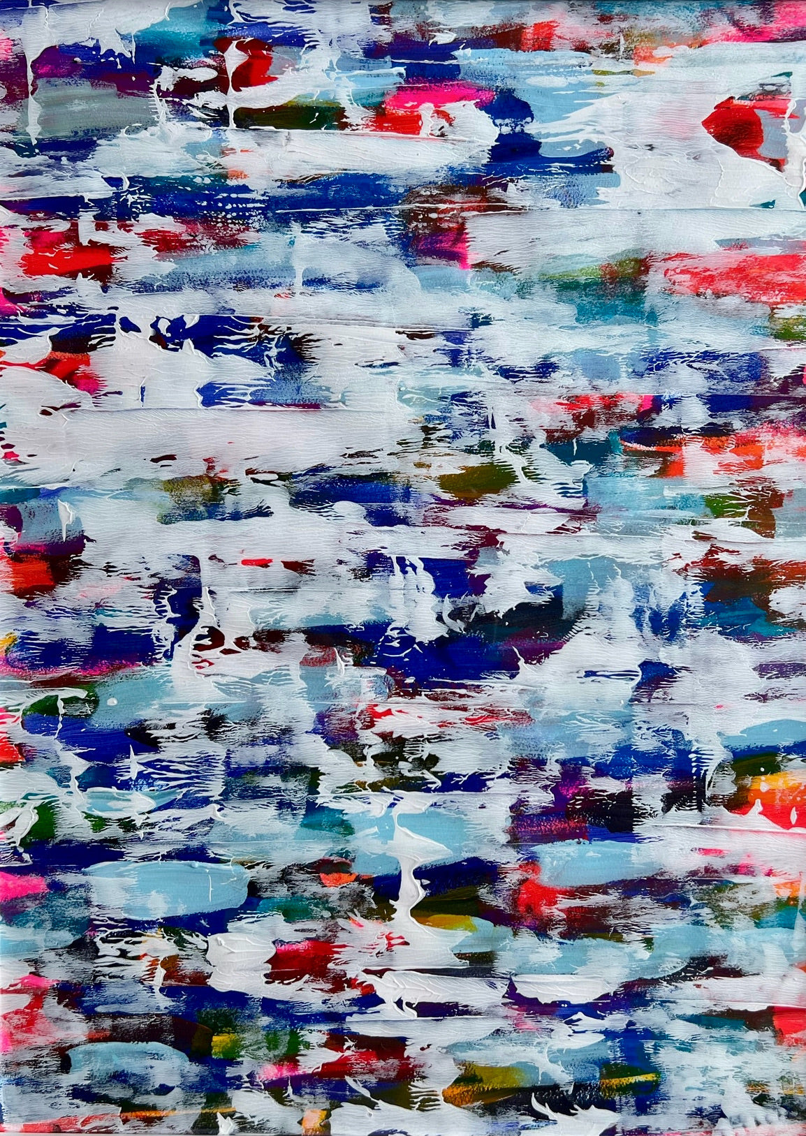 "Snowbirds"Original Abstract Painting